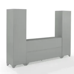 Tv Stands & Media Consoles-Kirkland's Home Tillie Gray Modular 3-Pc. Entertainment Set