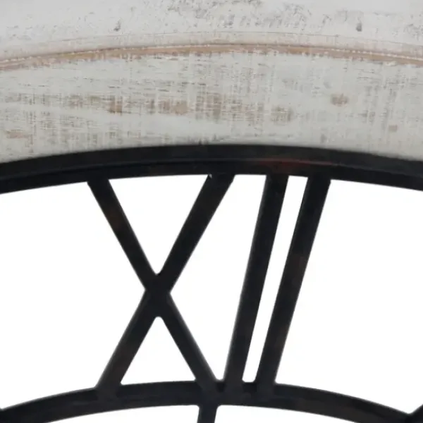 Clocks-Kirkland's Home Timeworn Cottage Clock White