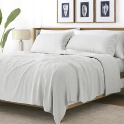 Bed Sheets-Kirkland's Home Tiny Hearts 3-Pc. Twin Sheet Set Gray