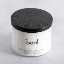 Candles-Kirkland's Home Toasted Marshmallow Halloween Jar Candle White