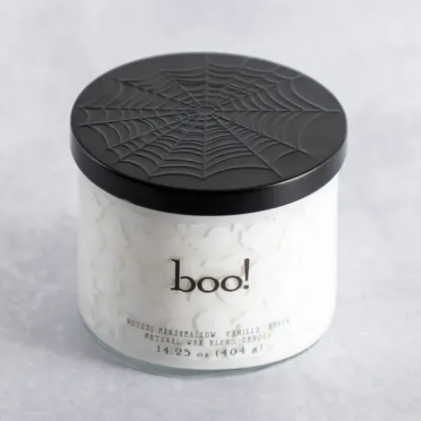 Candles-Kirkland's Home Toasted Marshmallow Halloween Jar Candle White
