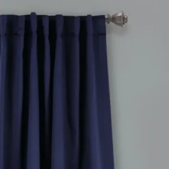 Curtains & Drapes-Kirkland's Home Total Blackout Curtain Panel, 95 In. White