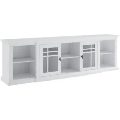 Tv Stands & Media Consoles-Kirkland's Home Transitional Breakfront 2-Door Media Console White