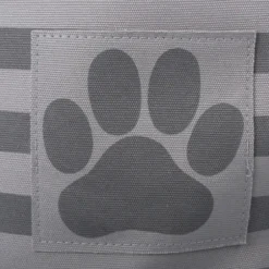Baskets & Boxes-Kirkland's Home Trellis Paw Print Storage Basket, 14 In. Gray