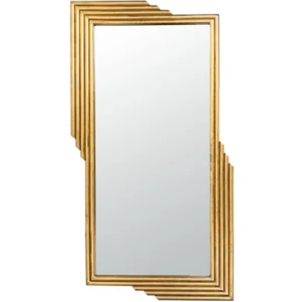 Decorative Mirrors-Kirkland's Home Trenla Gold Linear Wall Mirror