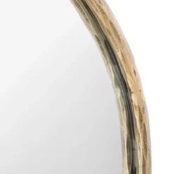 Framed Mirrors-Kirkland's Home Trish Brass Forged Oval Wall Mirror