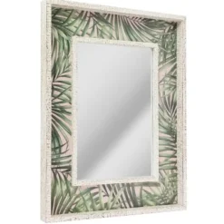 Decorative Mirrors-Kirkland's Home Tropical Leaf Print Mirror