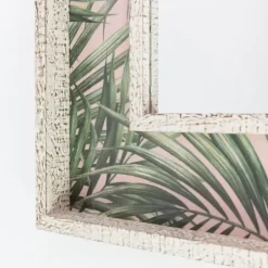 Decorative Mirrors-Kirkland's Home Tropical Leaf Print Mirror