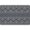 Outdoor Rugs-Kirkland's Home Tropical Palms Captiva Outdoor Area Rug, 7X9 Blue/Tan