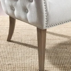 Accent Chairs-Kirkland's Home Tufted Back Accent Chair Gray