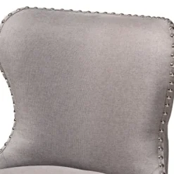 Bar Stools & Counter Height Stools-Kirkland's Home Tufted Back Swivel Counter Stools, Set Of 2 Gray