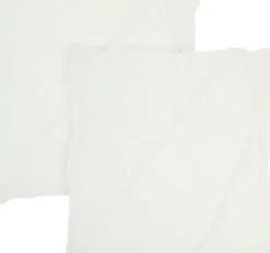 Pillows-Kirkland's Home Tufted Diamond 2-Pc. Pillows, 24 In. White