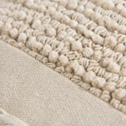Pillows-Kirkland's Home Tufted Macrame Tassels Lumbar Pillow Ivory