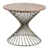 Accent & End Tables-Kirkland's Home Turner Twisted Base Side Table Brown