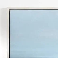 Canvas Art-Kirkland's Home Turquoise Abstract Ocean Framed Canvas Art Print Blue