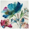 Canvas Art-Kirkland's Home Turquoise On Watercolor Giclee Canvas Art Print White/Pink/Blue/Green