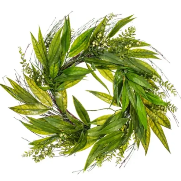 Wreaths-Kirkland's Home Twig And Berries Willow Wreath Green