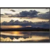 Framed Art-Kirkland's Home Twilight Symphony Framed Giclee Canvas Art Print Yellow/Black/Multi