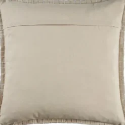 Pillows-Kirkland's Home Twine Embroidered Edge Pillow, 24 In. Brown
