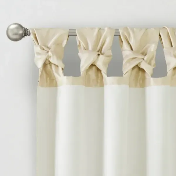 Curtains & Drapes-Kirkland's Home Twist Top Curtain Panel, 108 In. Blue