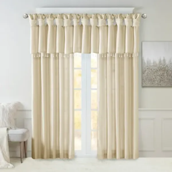 Curtains & Drapes-Kirkland's Home Twist Top Curtain Panel, 108 In. Blue