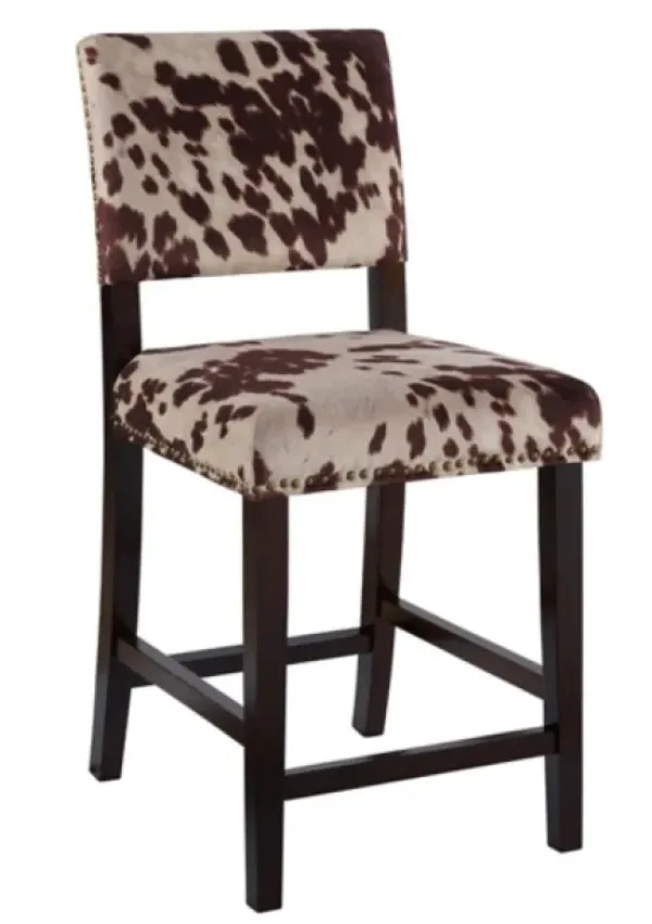 Bar Stools & Counter Height Stools-Kirkland's Home Udder Madness Counter Stool Brown