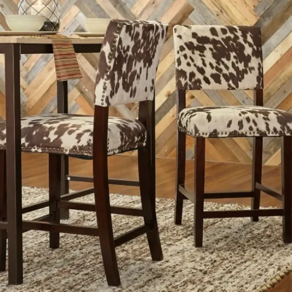 Bar Stools & Counter Height Stools-Kirkland's Home Udder Madness Counter Stool Brown