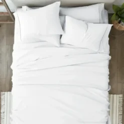 Bed Sheets-Kirkland's Home Ultra Soft 6-Pc. King Sheet Set White