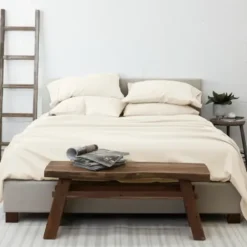 Bed Sheets-Kirkland's Home Ultra Soft 6-Pc. King Sheet Set Ivory
