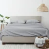 Bed Sheets-Kirkland's Home Ultra Soft 4-Pc. Queen Sheet Set Gray
