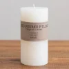 Candles-Kirkland's Home Unscented Pillar Candle, 6 In. Ivory