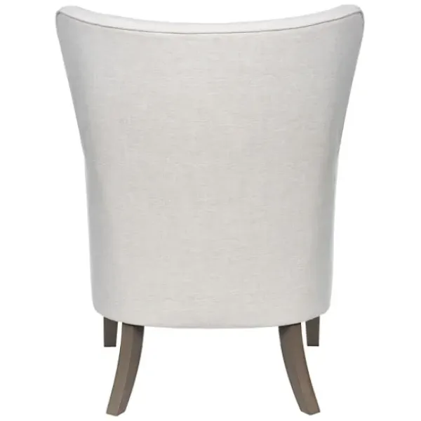 Accent Chairs-Kirkland's Home Upholstered Armchair Ivory