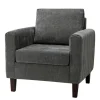 Accent Chairs-Kirkland's Home Upholstered Club Accent Chair Gray