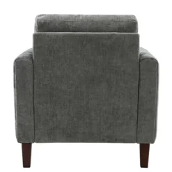 Accent Chairs-Kirkland's Home Upholstered Club Accent Chair Gray