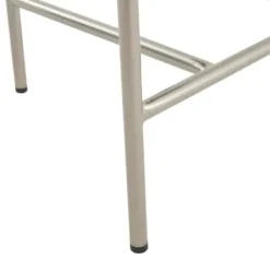 Bar Stools & Counter Height Stools-Kirkland's Home Upholstered Low Back Counter Stool Gray