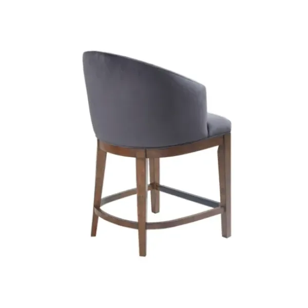 Bar Stools & Counter Height Stools-Kirkland's Home Upholstered Martha Stewart Counter Stool Gray