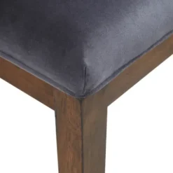 Bar Stools & Counter Height Stools-Kirkland's Home Upholstered Martha Stewart Counter Stool Gray