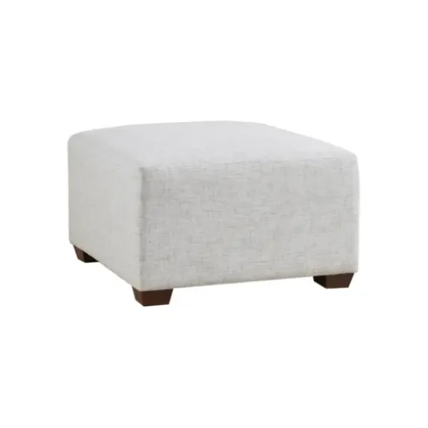 Sofas & Loveseats-Kirkland's Home Upholstered Modular Ottoman Ivory
