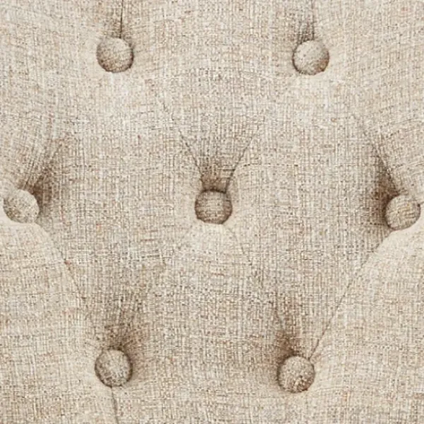 Dining Chairs-Kirkland's Home Upholstered Tufted Dining Chairs, Set Of 2 Ivory