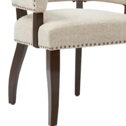 Dining Chairs-Kirkland's Home Upholstered Tufted Dining Chairs, Set Of 2 Ivory