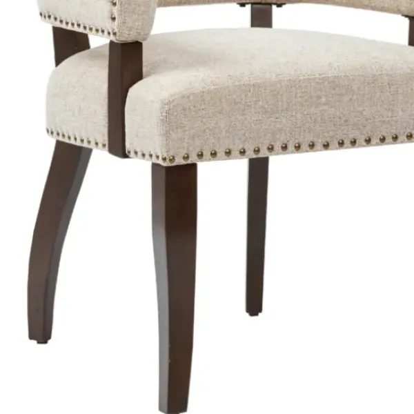 Dining Chairs-Kirkland's Home Upholstered Tufted Dining Chairs, Set Of 2 Ivory