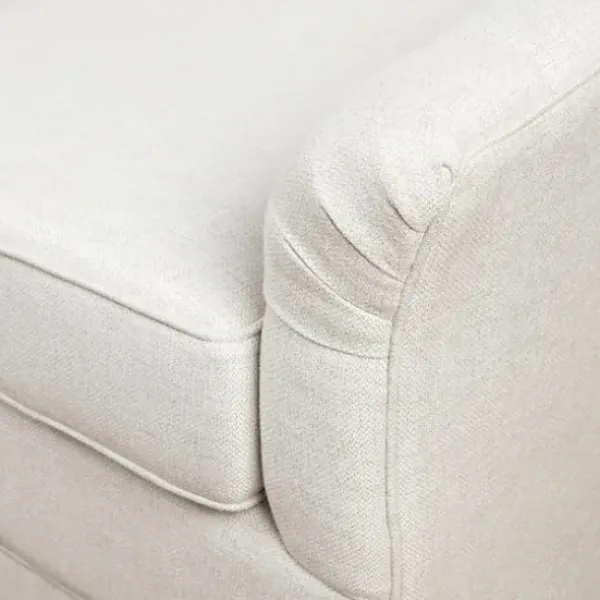 Accent Chairs-Kirkland's Home Upholstered Tufted Swivel Accent Chair White