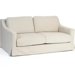 Sofas & Loveseats-Kirkland's Home Upholstered Weekend Sofa Ivory