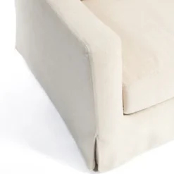 Sofas & Loveseats-Kirkland's Home Upholstered Weekend Sofa Ivory