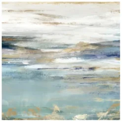 Canvas Art-Kirkland's Home Upon A Clear Ii Canvas Art Print White/Blue/Green