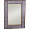 Decorative Mirrors-Kirkland's Home Urban Galvanized Metal And Wood Wall Mirror