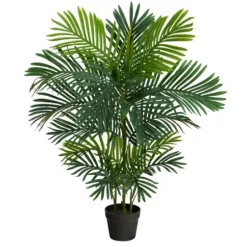Trees & Topiaries-Kirkland's Home Uv-Safe Areca Pinetree In Nursery Planter, 40 In.