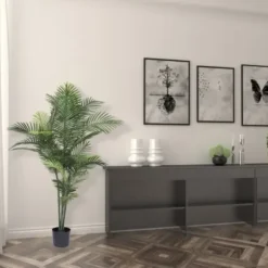 Trees & Topiaries-Kirkland's Home Uv-Safe Robellini Palm Tree In Nursery Planter