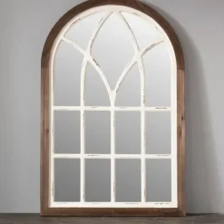 Decorative Mirrors-Kirkland's Home Vail Two-Tone Arch Wall Mirror