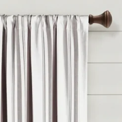 Curtains & Drapes-Kirkland's Home Vanilla Sateen Curtain Panel Set, 84 In. White